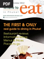 Download Where to Eat Phuket September - October 2012 by wheretoeat-phuketcom SN104836860 doc pdf