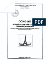 Công bố giá VLXD tỉnh Quảng Ngãi 12-2012