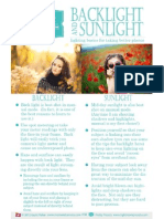 Backlight and Sunlight Cheat Sheet