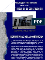 01 - Semana 01 y 02 - Normatividad en La Construccion