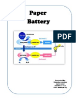 Paper Battery