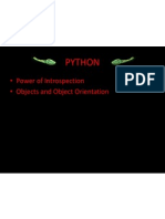 Python: - Power of Introspection - Objects and Object Orientation