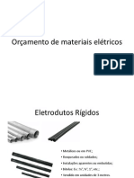 Materiais utilizados em instalações elétricas