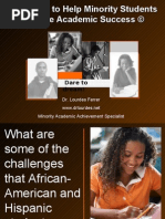 Download Strategies to Help Minority Students Achieve Academic Success by Dr Lourdes SN10487533 doc pdf