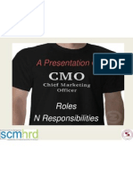 Cheif Marketing Officer Roles and Responsibilities