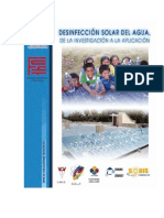 Desinfección solar agua investigación aplicación