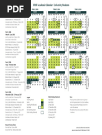 CQU Academic Calendar 2024-2025 | PDF