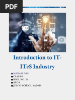 Introduction to IT and ITeS for Class 9 | PDF