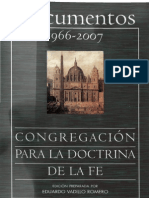 Congregacion Para La Doctrina de La Fe - Documentos 1966_ 2007