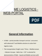 Maritime Logistics Web Portal 2