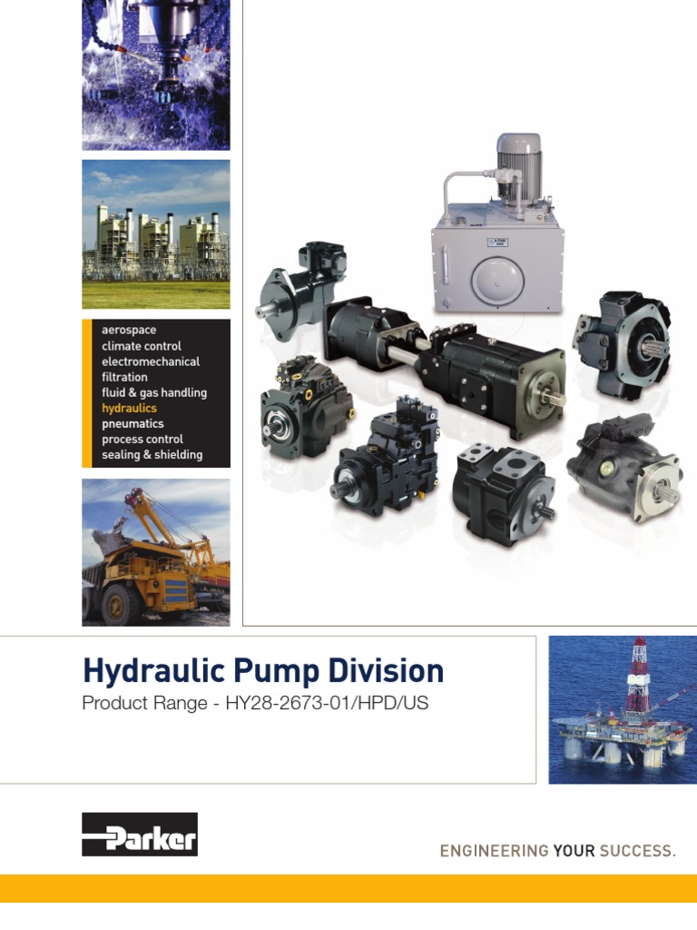 Parker HPD Product Bulletin (HY28-2673-01) | PDF | Pump | Loader