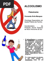 Palestra Sobre ALCOOLISMO