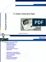 Cap v Proyecto de Titulacion Planificacion Fondo y Forma 2011 Ver 0.0.7 A