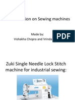 Presentation On Sewing Machines