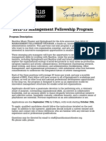 2013 MFP Fellowship Application