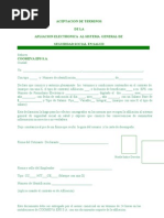 Documentos Para Solicitar DEVOLUCION de APortes  Pequeñas 