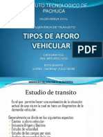 Tipos de Aforo Vehicular