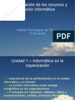Unidad1 - Informatica en La Organizacion - Clase1
