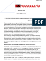 Cardozo - A Reforma Do Ensino Médio Competências....