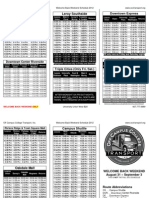 WBW Schedule 2012