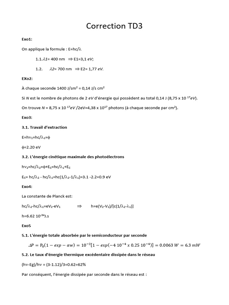 Correction Td3 01 | PDF