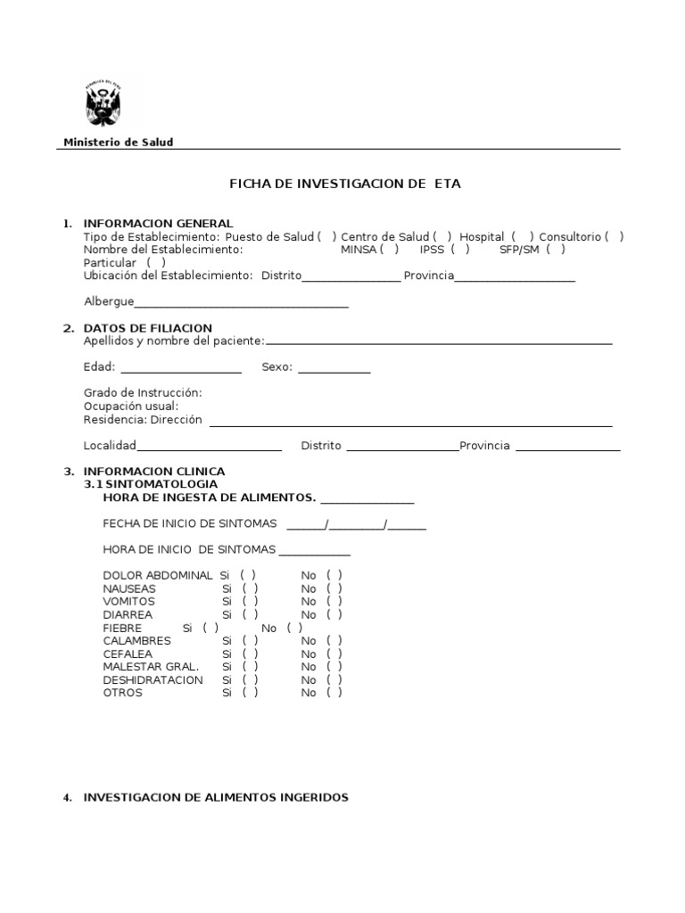 Ficha de ETA | PDF