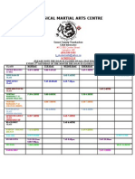 Oku Damashi Fall / Winter Schedule 2012