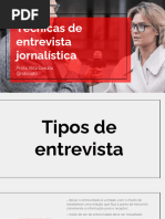 Entrevista Jornalística: Conceitos e Ética | PDF | Entrevista | Jornalismo
