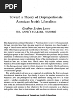 Toward a Theory of Disproportiontate American Jewish Liberalism 10008