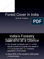 Forest Cover in India: by Kush Thadhani
