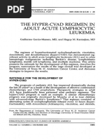Hyper-CVAD Part B Protocol Overview | PDF | Chemotherapy | Drugs