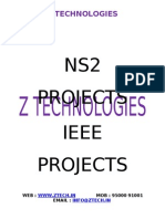 Ns2 Projects in Chennai - Z Technologies - Final Year Ieee Projects - Chennai - Adyar - Ieee 2012-13-Matlab Projects in Chennai