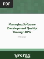 Managing Sw Development Quality Through Kpis