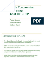 Speech Compression Using GSM