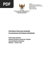 Download Permenpan2012_001 Lampiran Buku Pedoman Penilaian Mandiri Rb by Reformasi Birokrasi Indonesia SN104984156 doc pdf