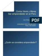 Ser Emprendedor en El Peru