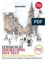 Edinburgh Doors Open Day 2012 Brochure
