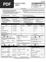 Pag-IBIG Member's Data Form (MDF) | PDF | Address (Geography) | Cooperative