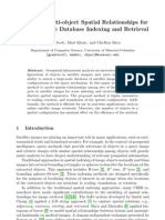 Modeling Multi-Object Spatial Relationships For Satellite Image Database Indexing and Retrieval