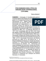 Direitos Humanaos Sob a Otica Da Responsabilidade Internacional