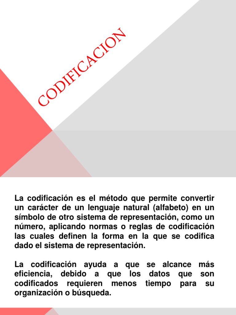 Normas de Codificación de Materiales | PDF | Codificación de caracteres ...