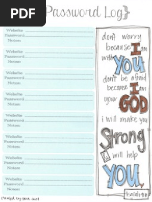 Password Log Verse