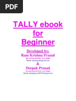 Download Tally eBook for Beginner by ramaisgod SN105028278 doc pdf