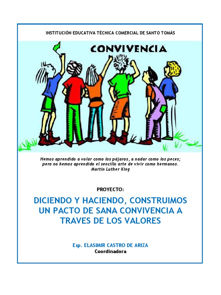 Proyecto de Convivencia | PDF | Comunidad | Tolerancia