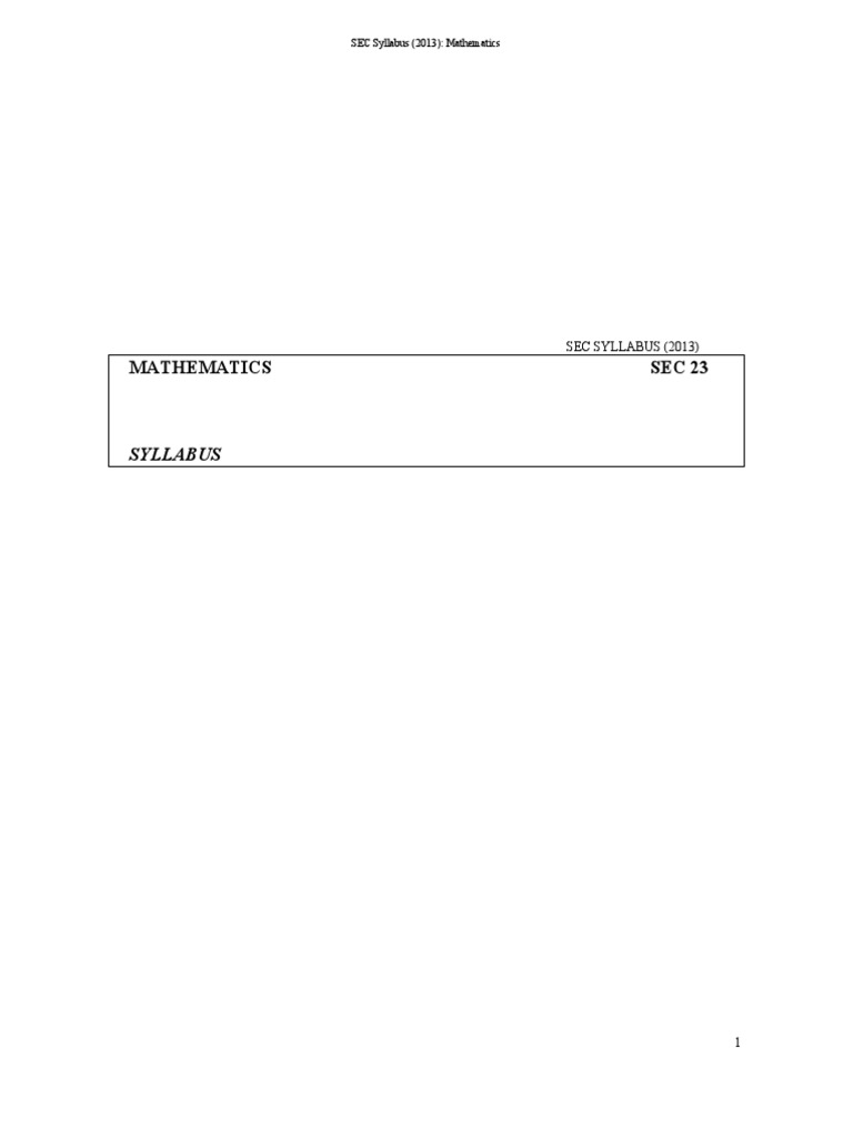 Matsec Maths | PDF | Trigonometric Functions | Equations