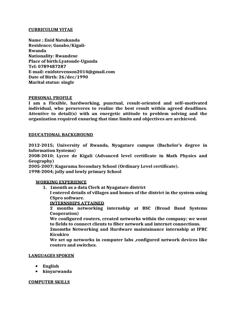 Updated CV | PDF