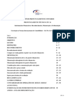 CPC 14 - INSTRUMENTOS FINANCEIROS RECONHECIMENTO MENSURAÇÃO E EVIDENCIAÇÃO