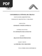 Control de Lectura Una Geografia Para El Siglo XXI Arq. Julio CGR
