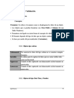 Formateo y validación de datos