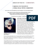 Christie's Warhol News Final for Distribution 9-5-12